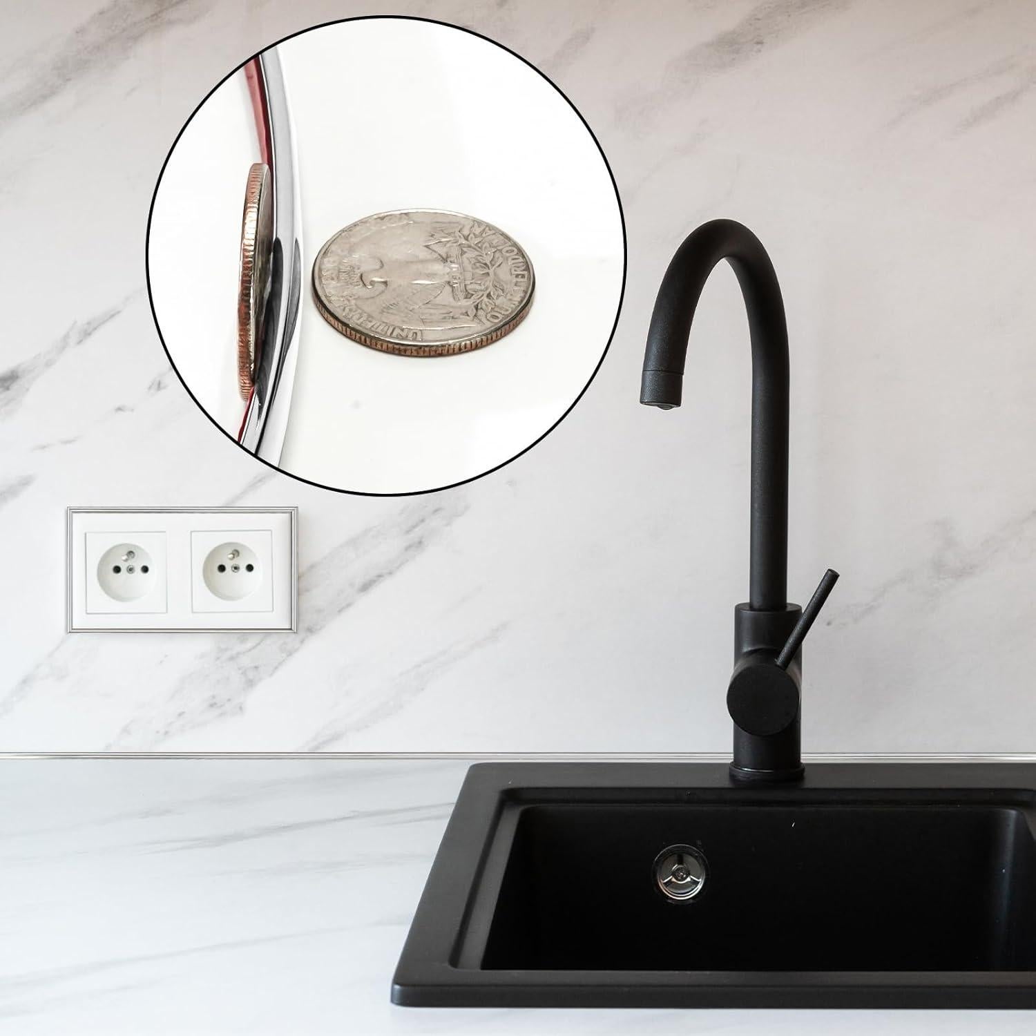 Moldura Autoadhesiva ZOWZOW 3m Flexible Impermeable Plata