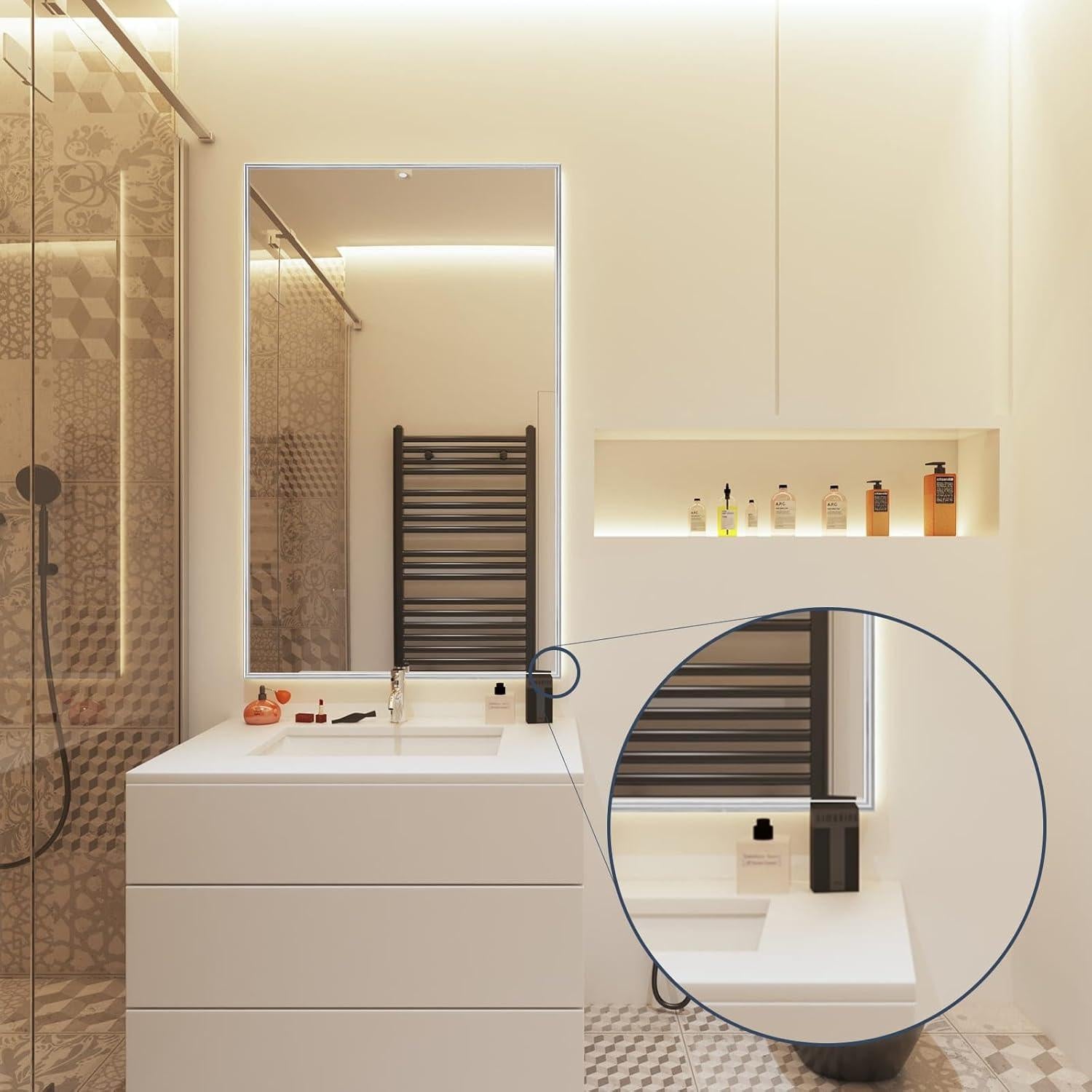 Moldura Autoadhesiva ZOWZOW 3m Flexible Impermeable Plata