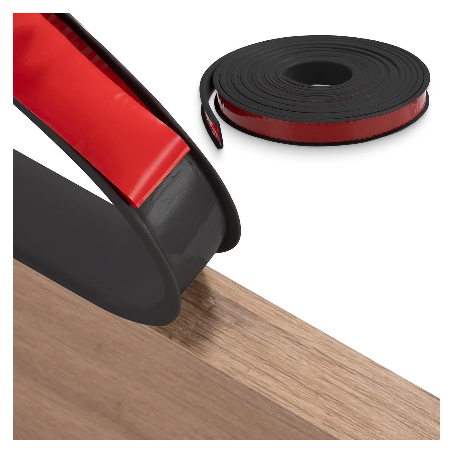 Banda de Bisel Autoadhesiva FAKILO 5m x 9mm Negro TPE