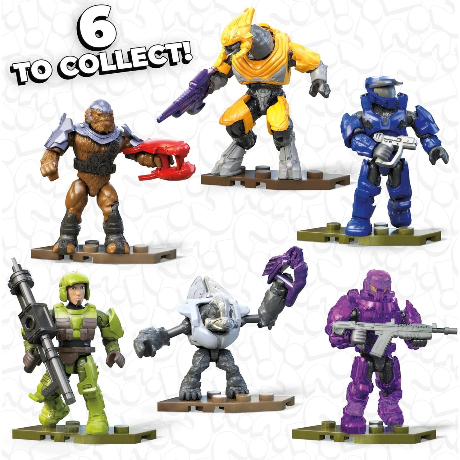 MegaConstrux Halo Figuras Micro Coleccionables Mattel