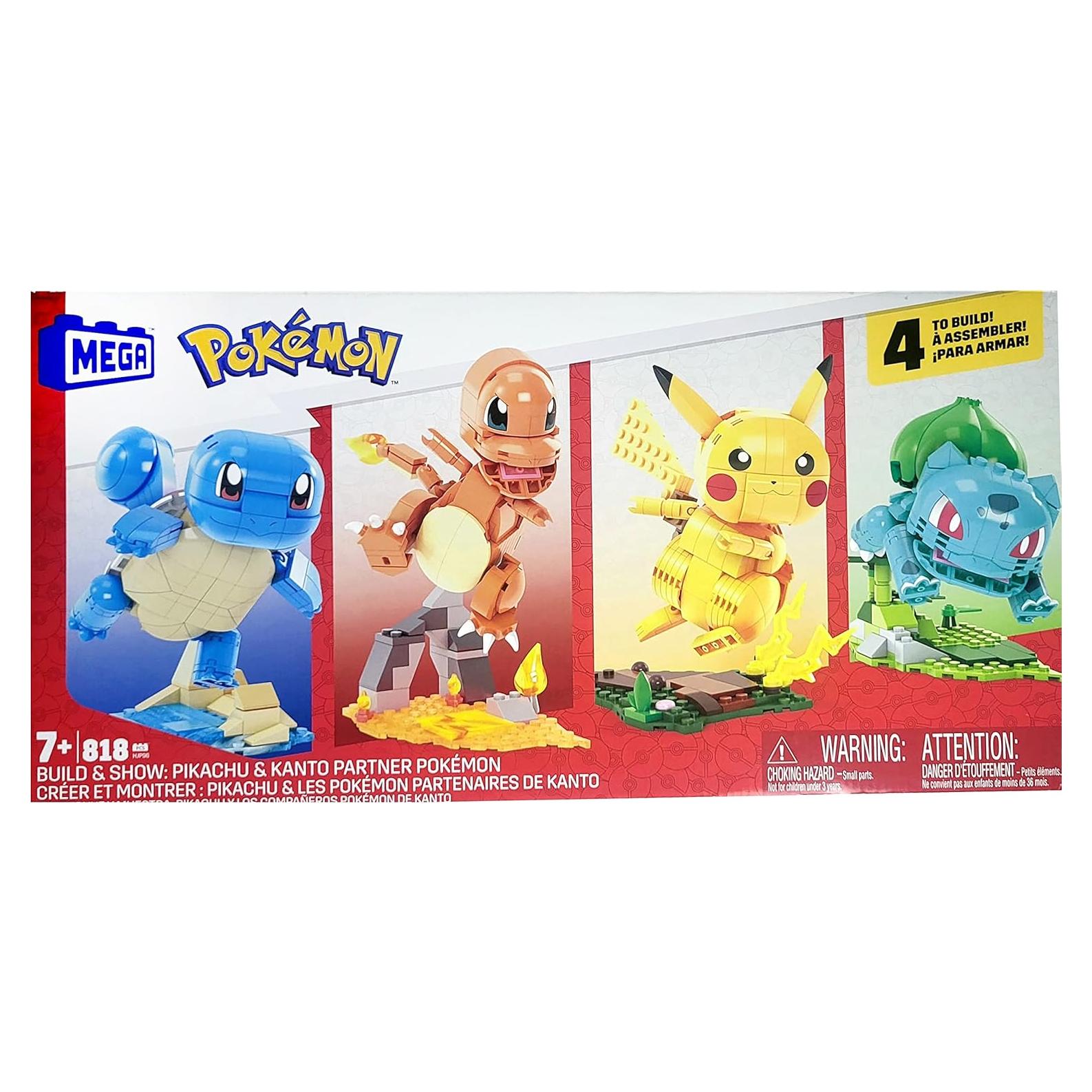 Set de Construcción Pokémon Mega Construx - Pikachu y más