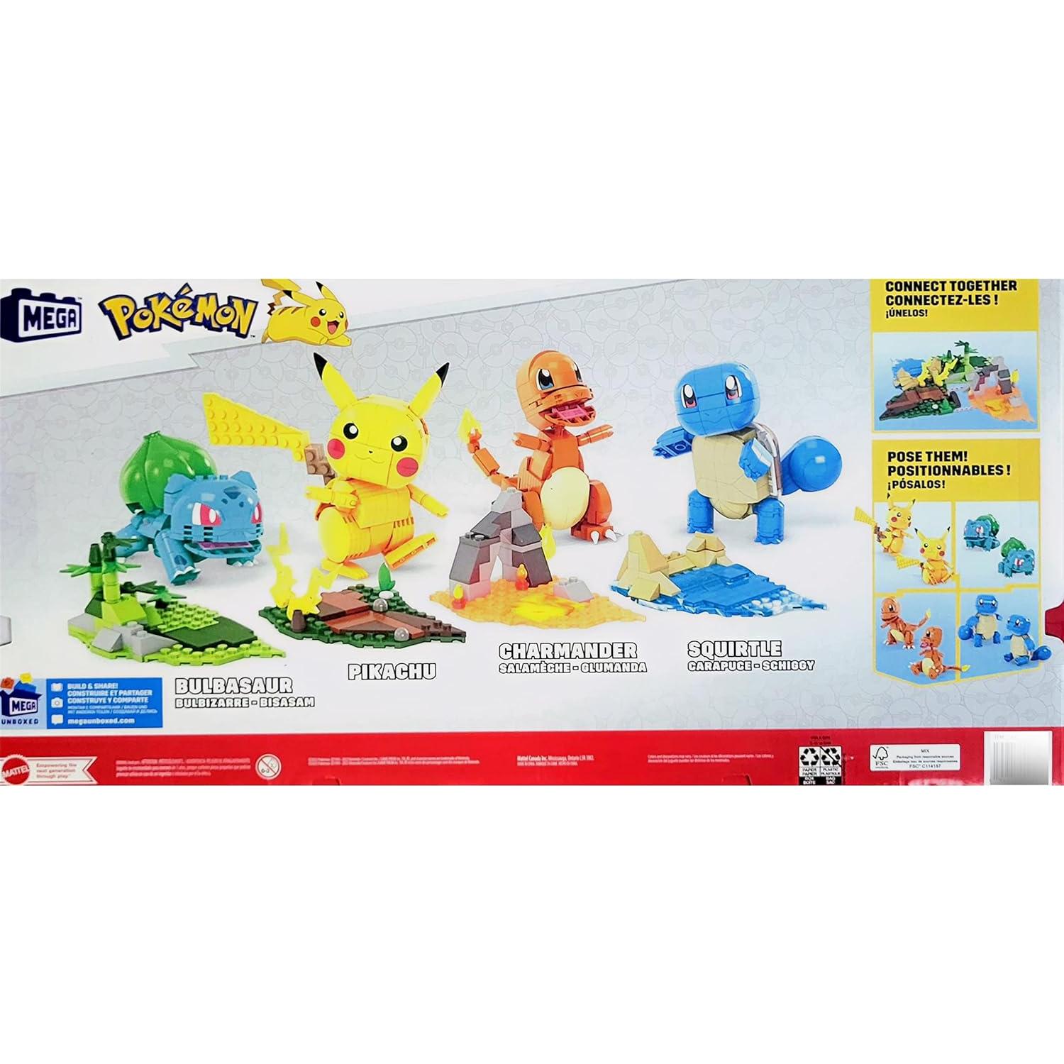 Set de Construcción Pokémon Mega Construx - Pikachu y más