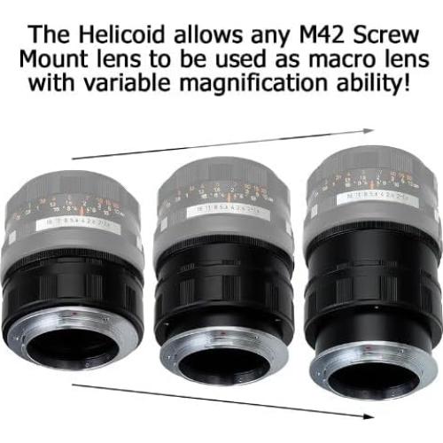 Adaptador Macro Fotodiox Pro M42 a Sony E-Mount 198g