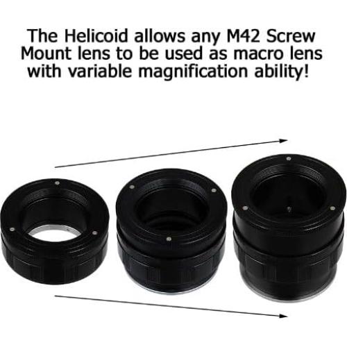 Adaptador Macro Fotodiox Pro M42 a Sony E-Mount 198g