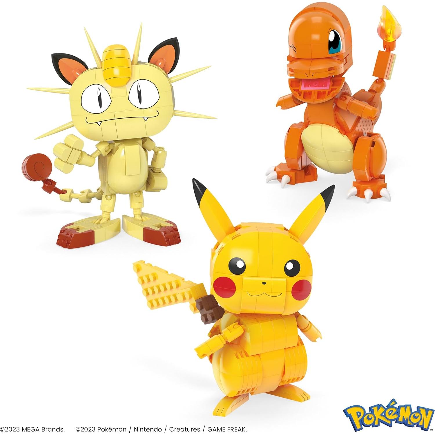 Set de Construcción Pokémon MEGA Kanto 529 Piezas 3 Figuras