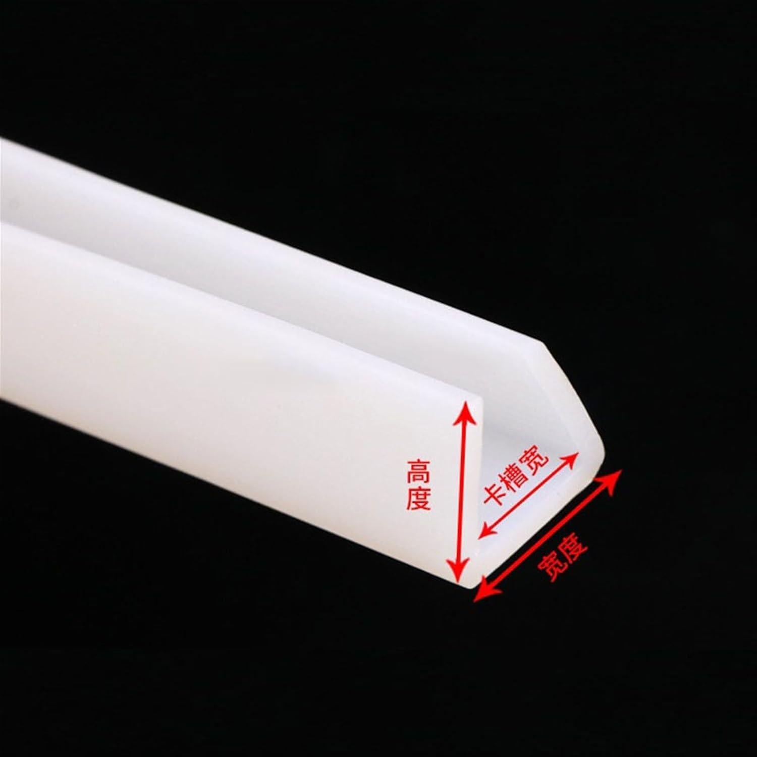 Tira de Aislamiento en U 4mm WOLWES Goma Silicona