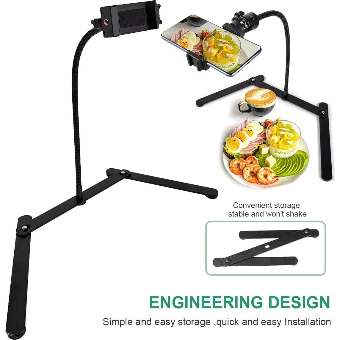 Soporte de Teléfono Celular Ajustable KAVAVO ZJ01 - Estable y Flexible