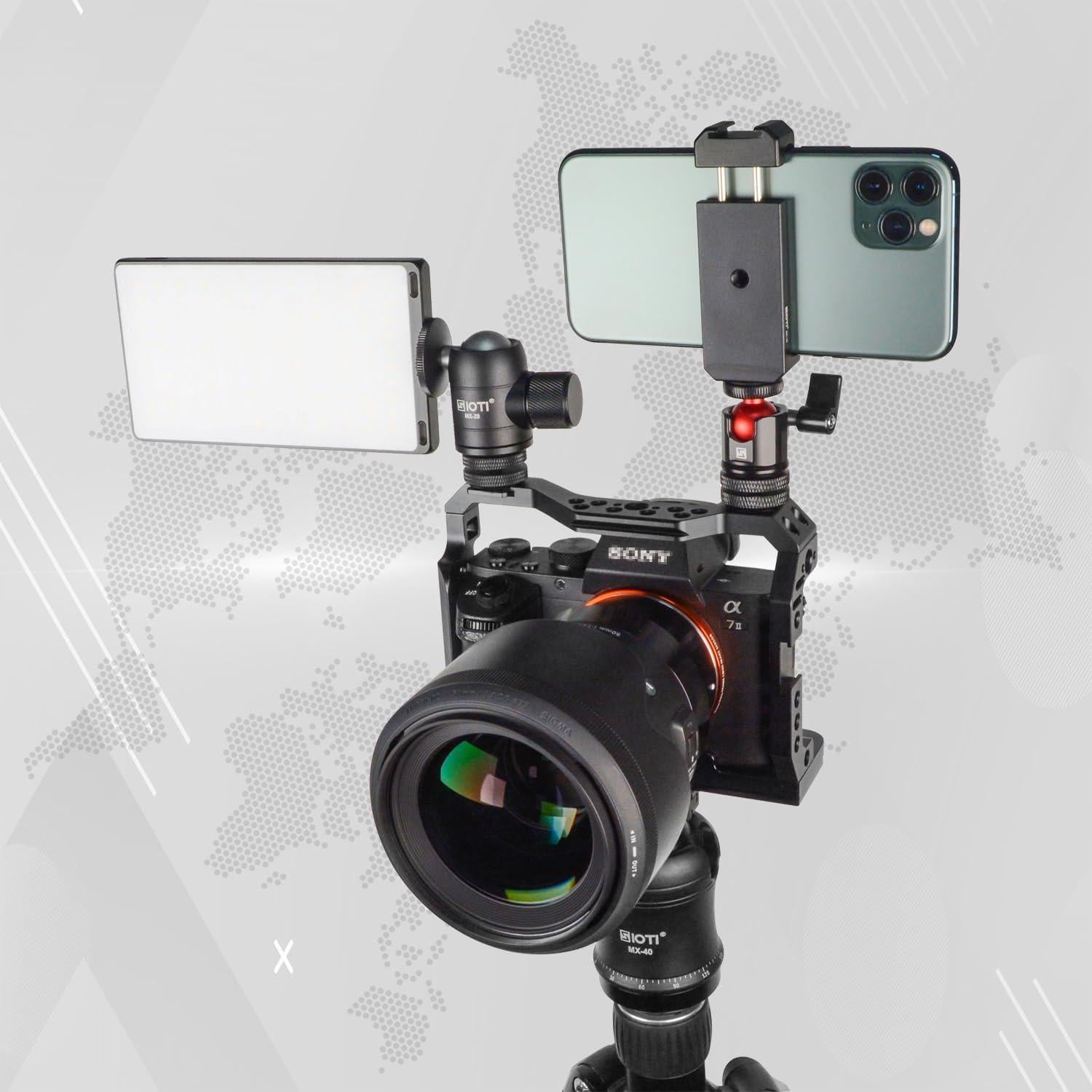 Cabezal de Bola Mini SIOTI 360° para Cámara y Teléfono