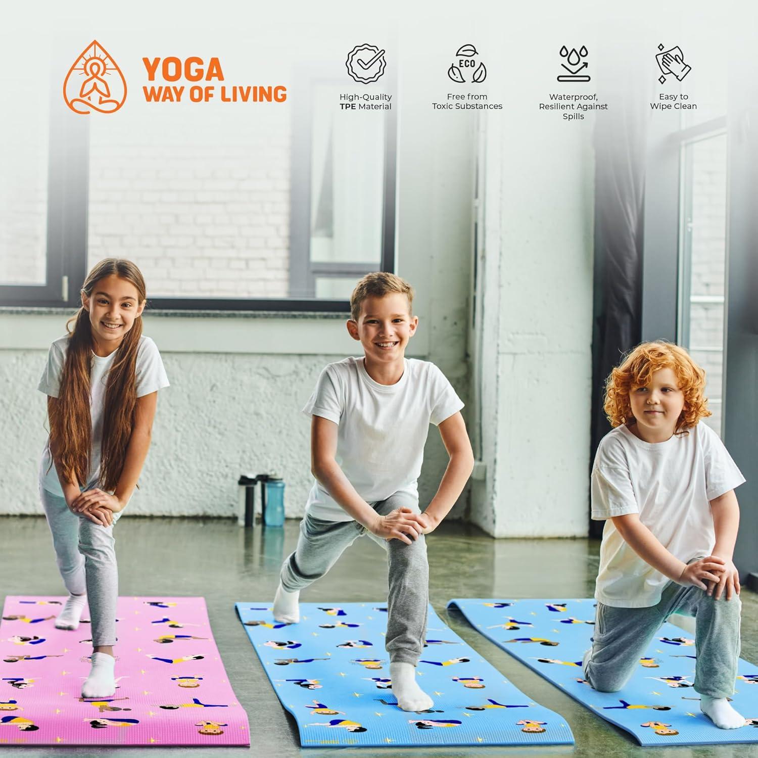 Alfombrilla de Yoga Ecológica Premium YOGA WAY OF LIVING 162x61cm