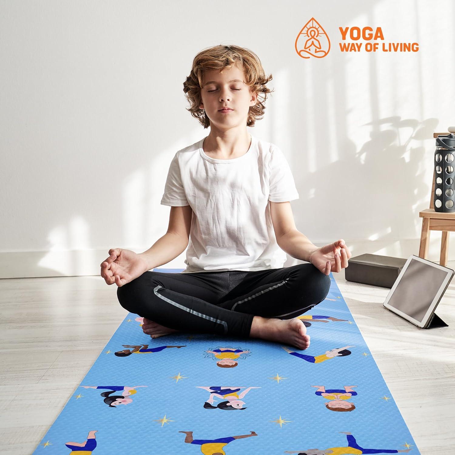 Alfombrilla de Yoga Ecológica Premium YOGA WAY OF LIVING 162x61cm