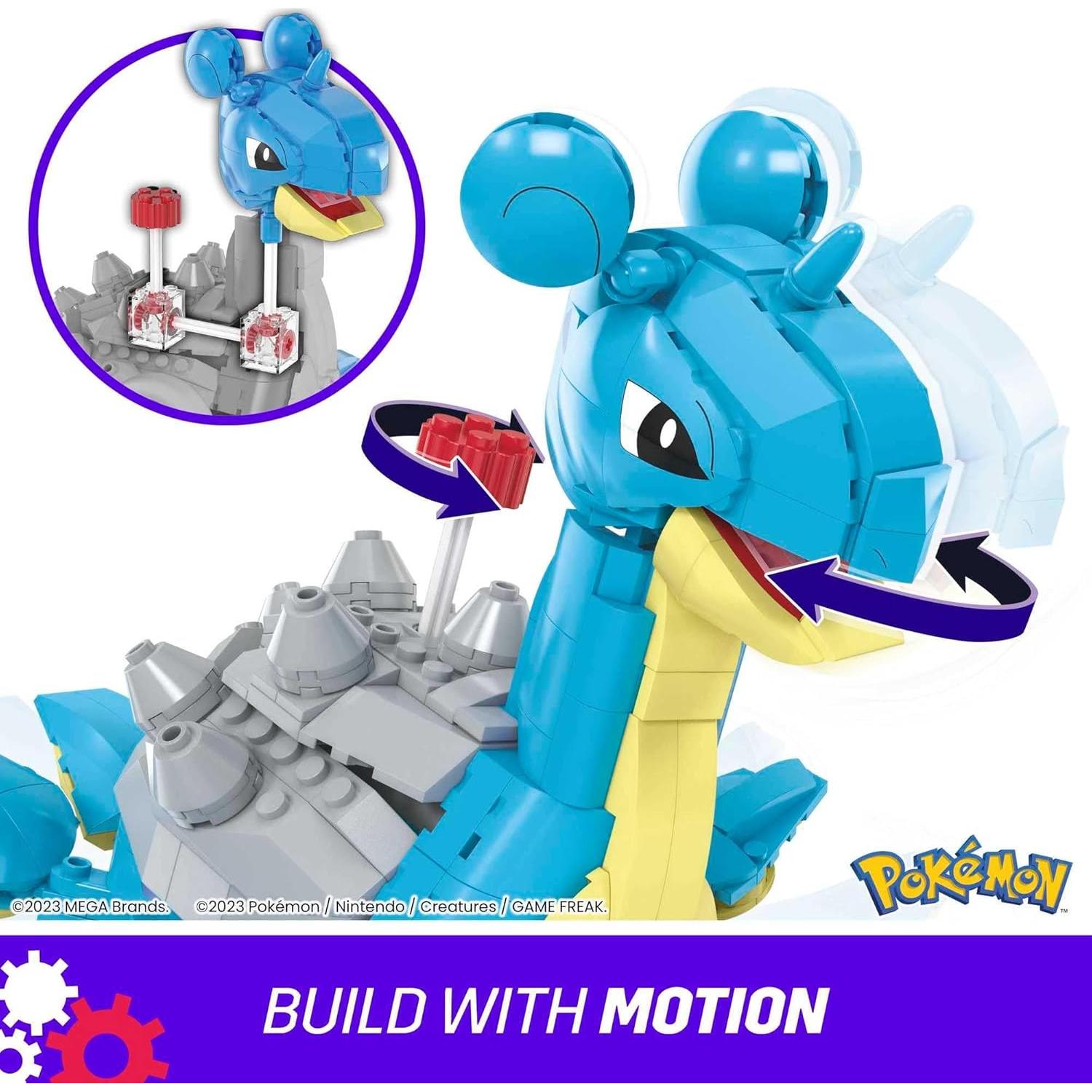 Set de Construcción MEGA Pokémon Lapras 527 Piezas 17.78 cm