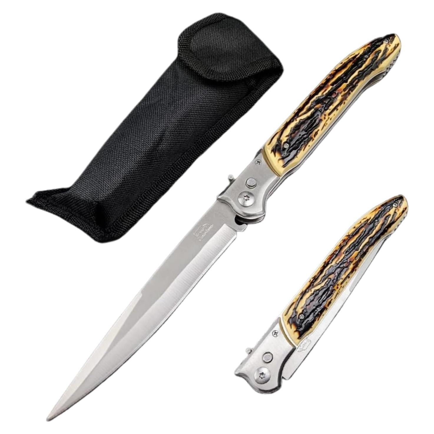 Cuchillo Plegable Grande Geegift 30.48 cm Acero Inoxidable