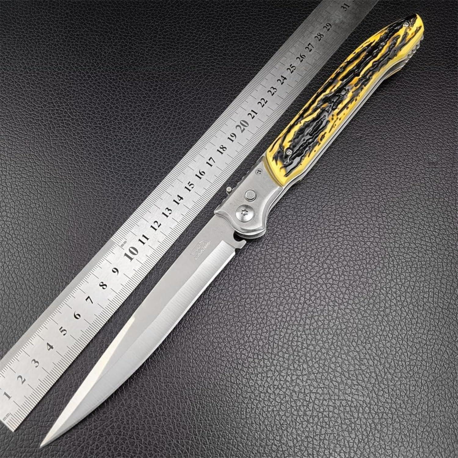Cuchillo Plegable Grande Geegift 30.48 cm Acero Inoxidable
