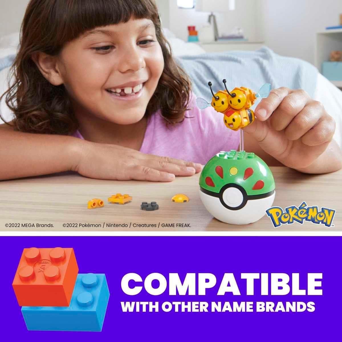 Mega Construx Pokémon Combee Set de Construcción Mattel