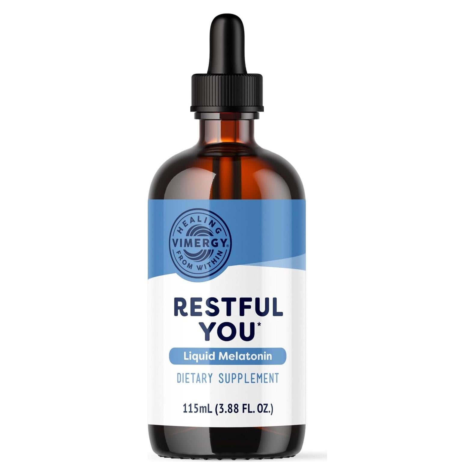 Vimergy Melatonina Líquida 5 mg - Suplemento Natural para Dormir 115 mL