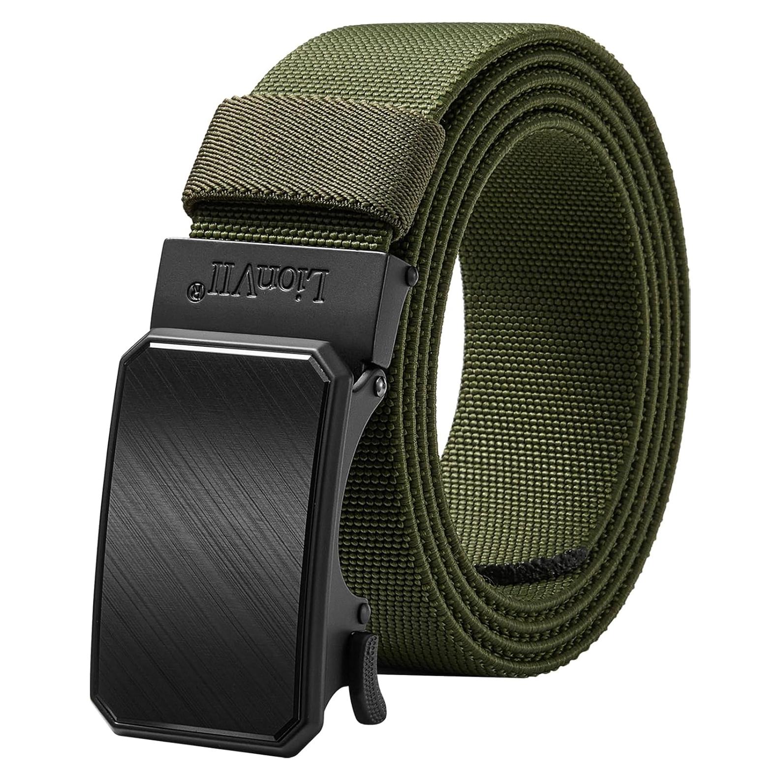 Cinturón Elástico Ratchet LionVII para Hombre 3.5 cm Ajustable