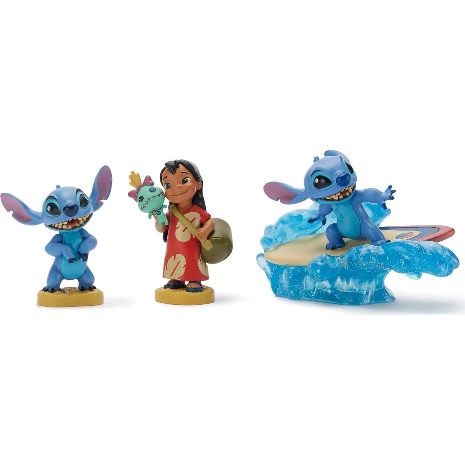 Conjunto de Figuras Lilo y Stitch Disney - 7 Piezas en Caja