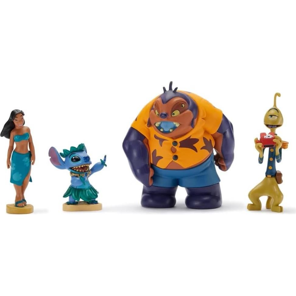 Conjunto de Figuras Lilo y Stitch Disney - 7 Piezas en Caja