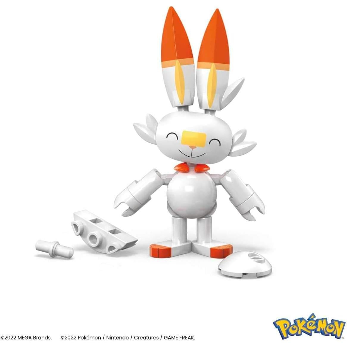 Mega Construx Pokemon Scorbunny con Poke Ball de Lujo