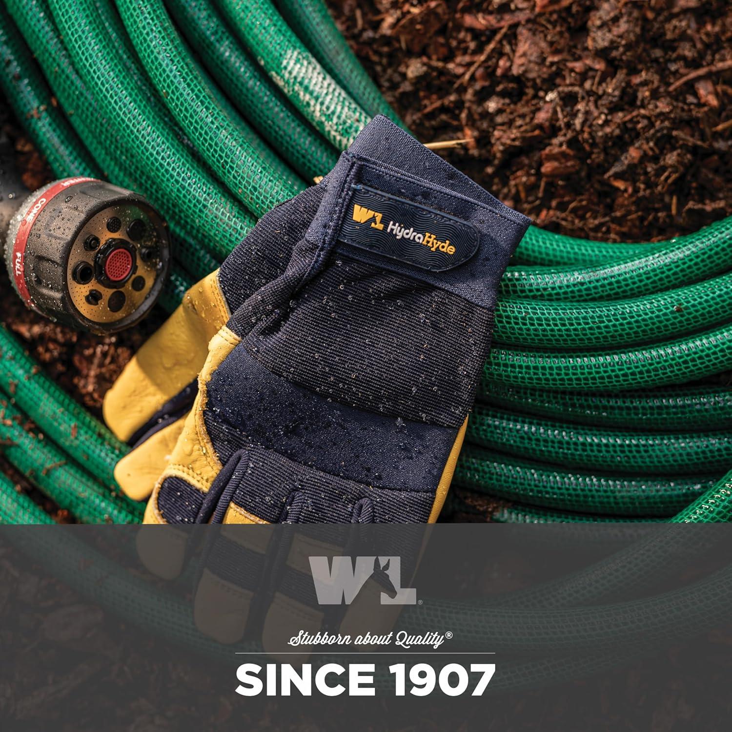 Guantes de Trabajo Wells Lamont 3207M Azul Mediano Resistentes al Agua