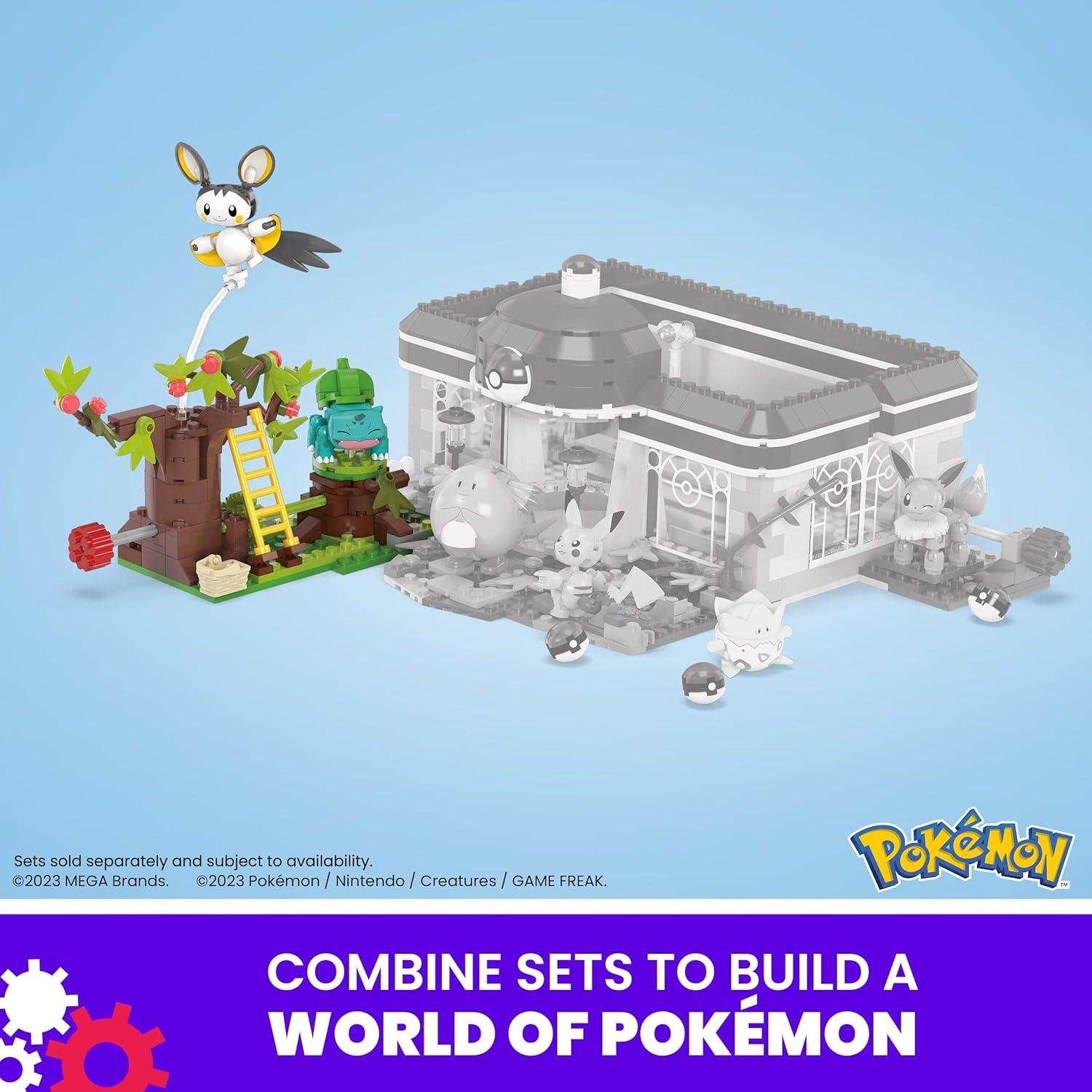 Set de Construcción Pokémon MEGA Emolga y Bulbasaur 194 Piezas