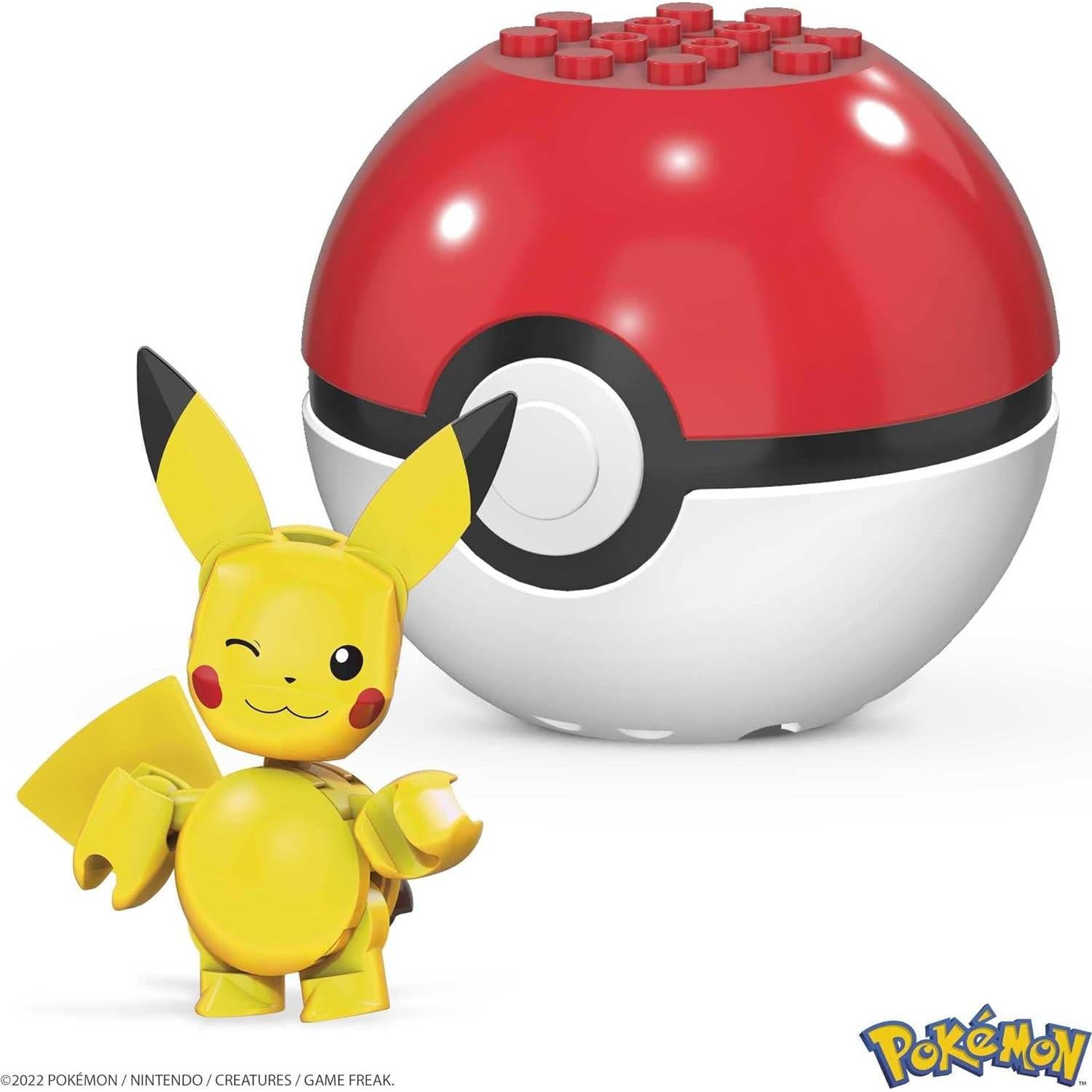 Set de Construcción Pikachu Mega Construx con Poké Ball