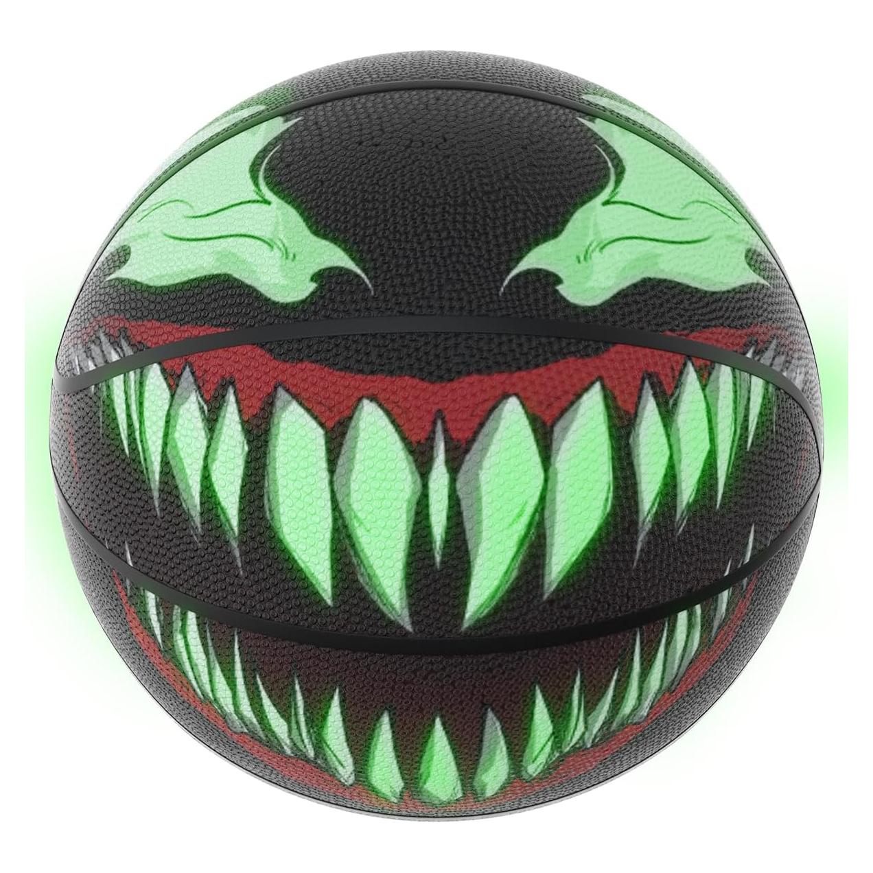 Balón de Baloncesto UDYOUTH Venoms Brillante en la Oscuridad