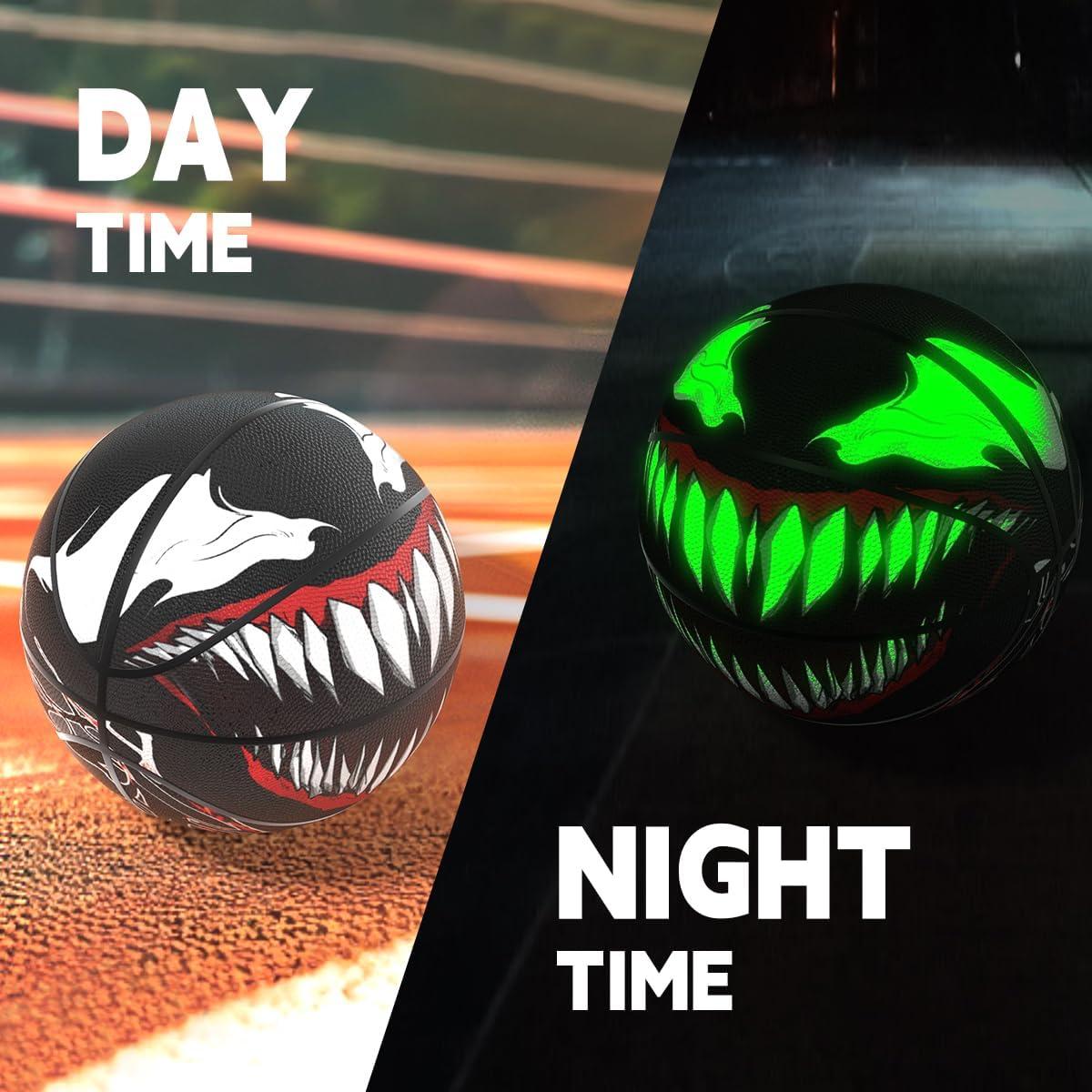 Balón de Baloncesto UDYOUTH Venoms Brillante en la Oscuridad