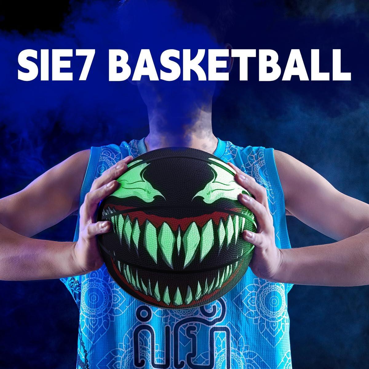 Balón de Baloncesto UDYOUTH Venoms Brillante en la Oscuridad