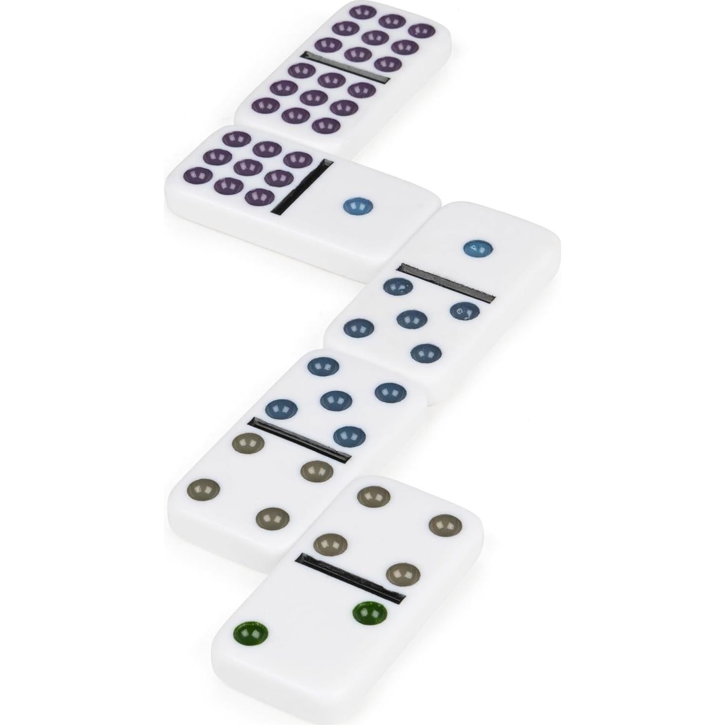 Dominó Doble Nueve Spin Master en Lata - Juego Familiar 2-6 Jugadores