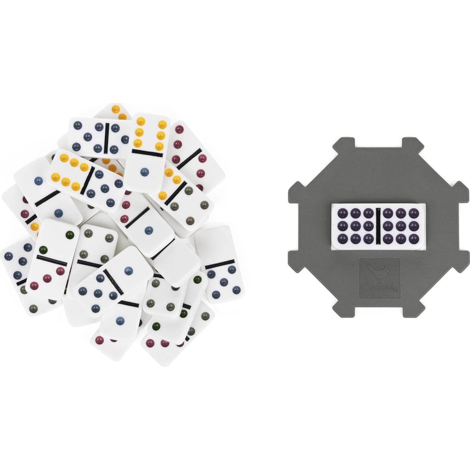 Dominó Doble Nueve Spin Master en Lata - Juego Familiar 2-6 Jugadores