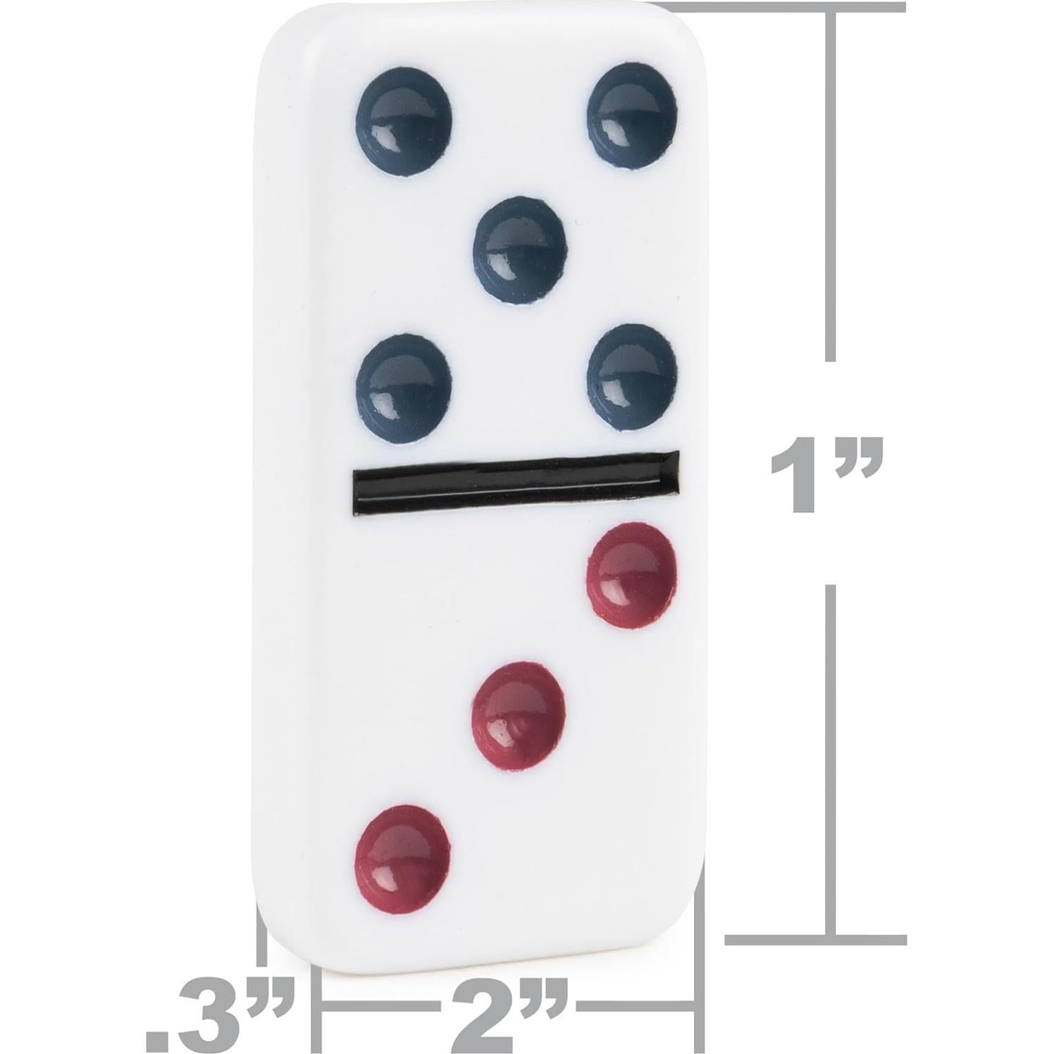 Dominó Doble Nueve Spin Master en Lata - Juego Familiar 2-6 Jugadores