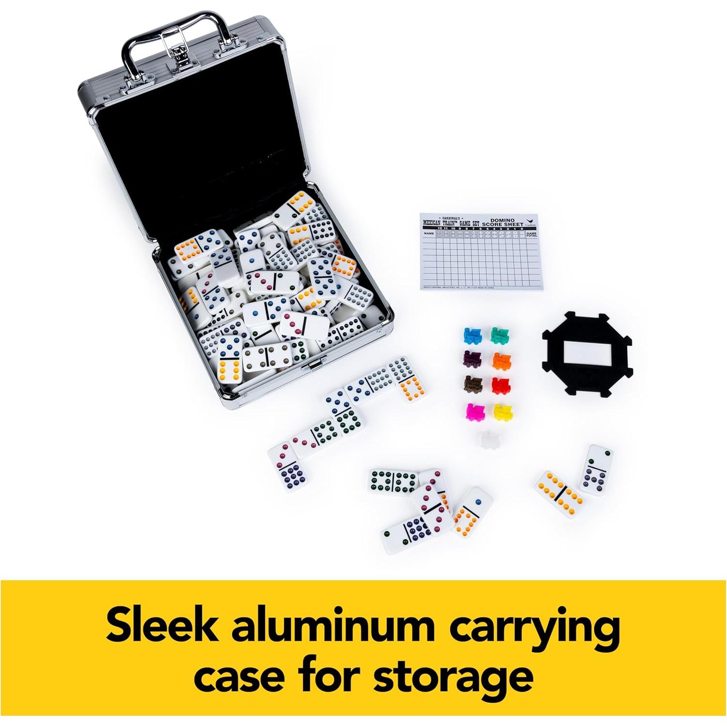 Juego de Dominó Mexicano Spin Master en Estuche de Aluminio