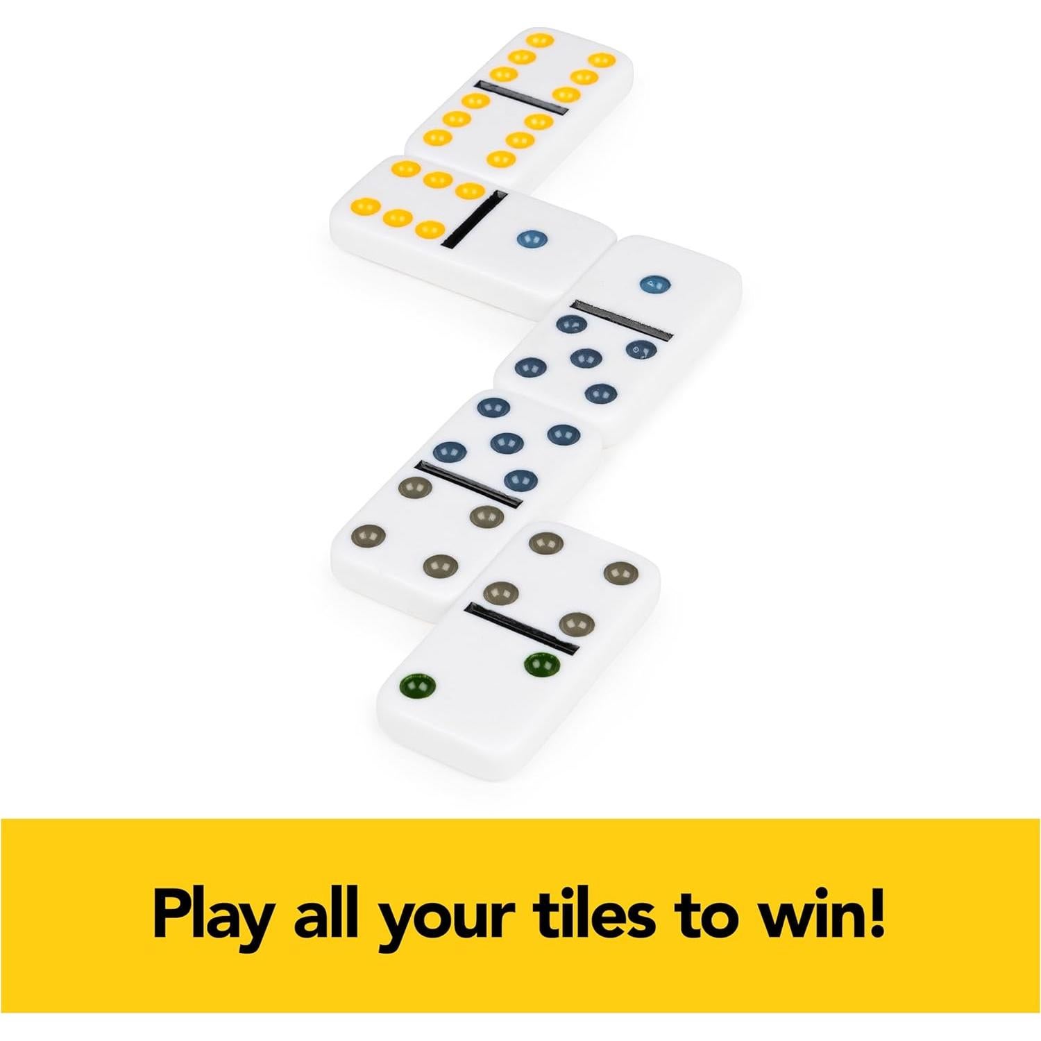 Juego de Dominó Mexicano Spin Master en Estuche de Aluminio