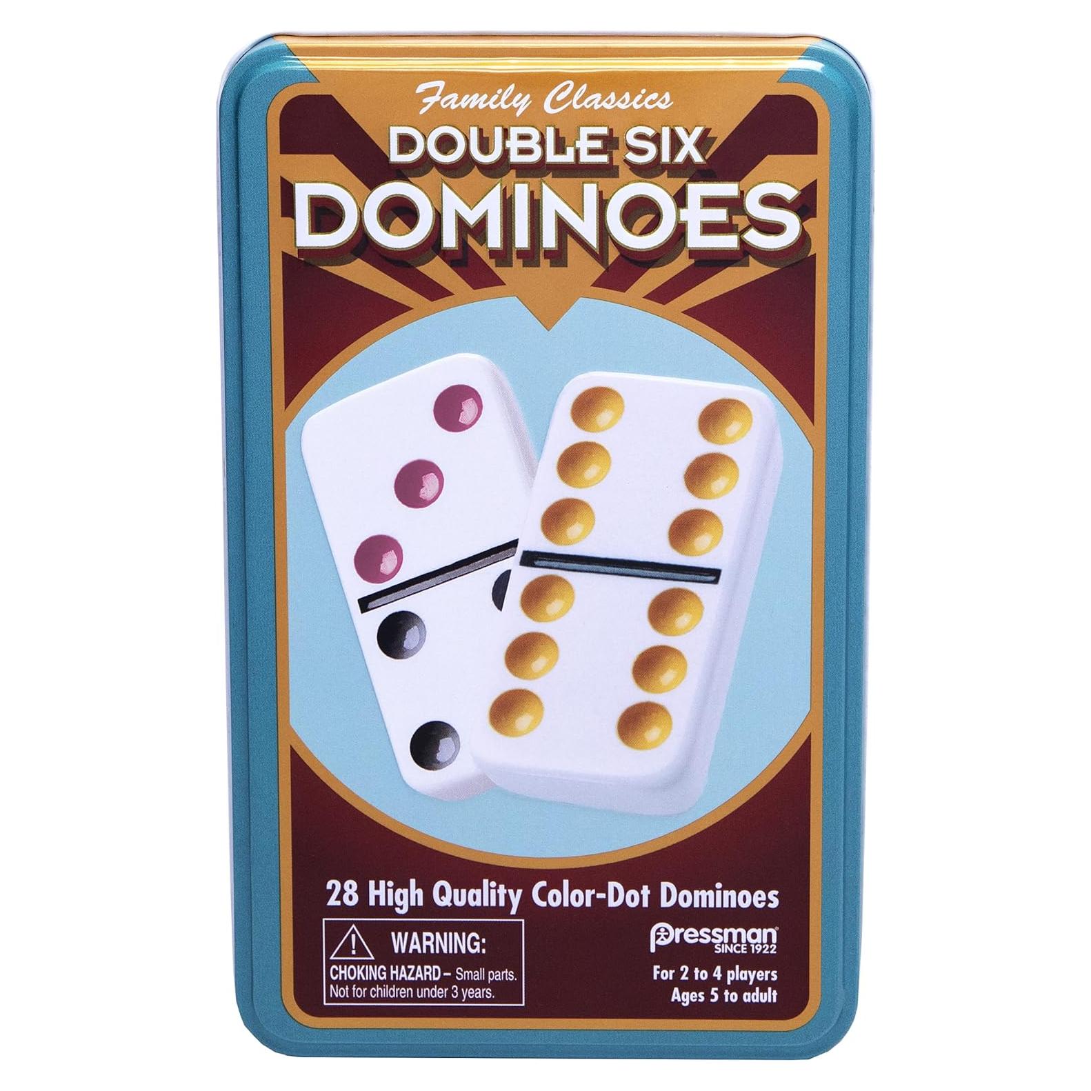 Dominó de colores Pressman Doble 6 - 2 a 4 jugadores