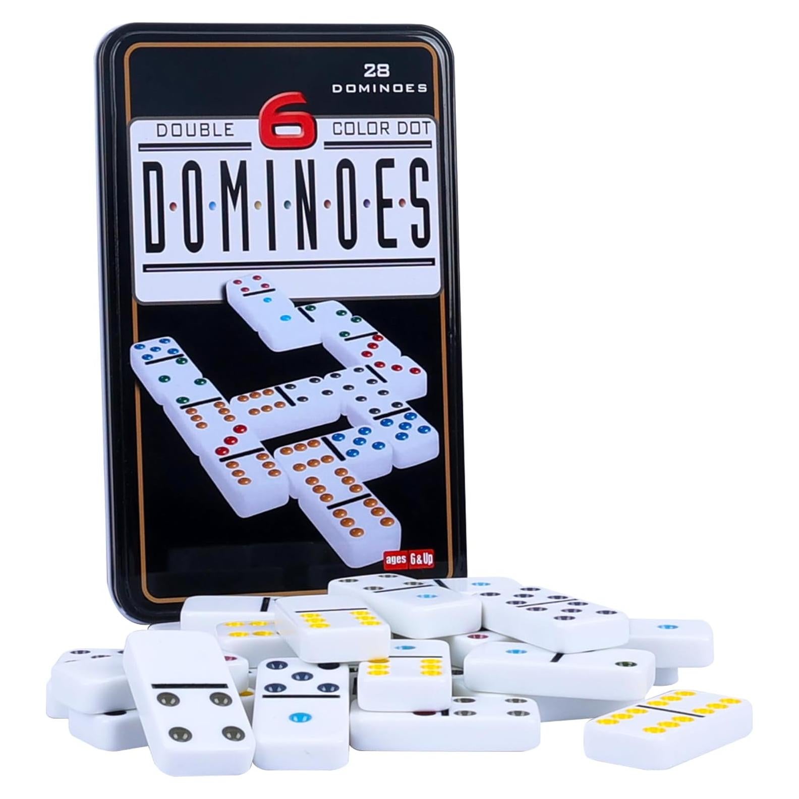 Juego de Dominó Doble 6 GOTHINK con Caja de Almacenamiento