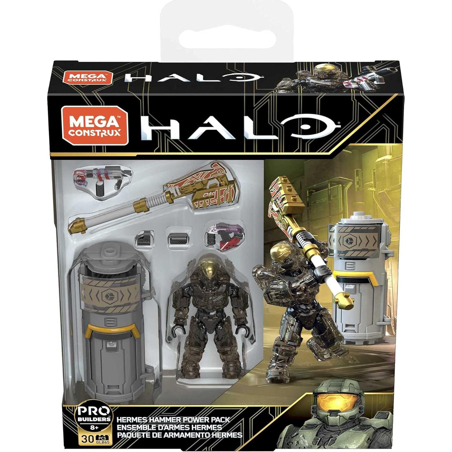 Paquete de Armas Mega Construx Halo Mattel con figura