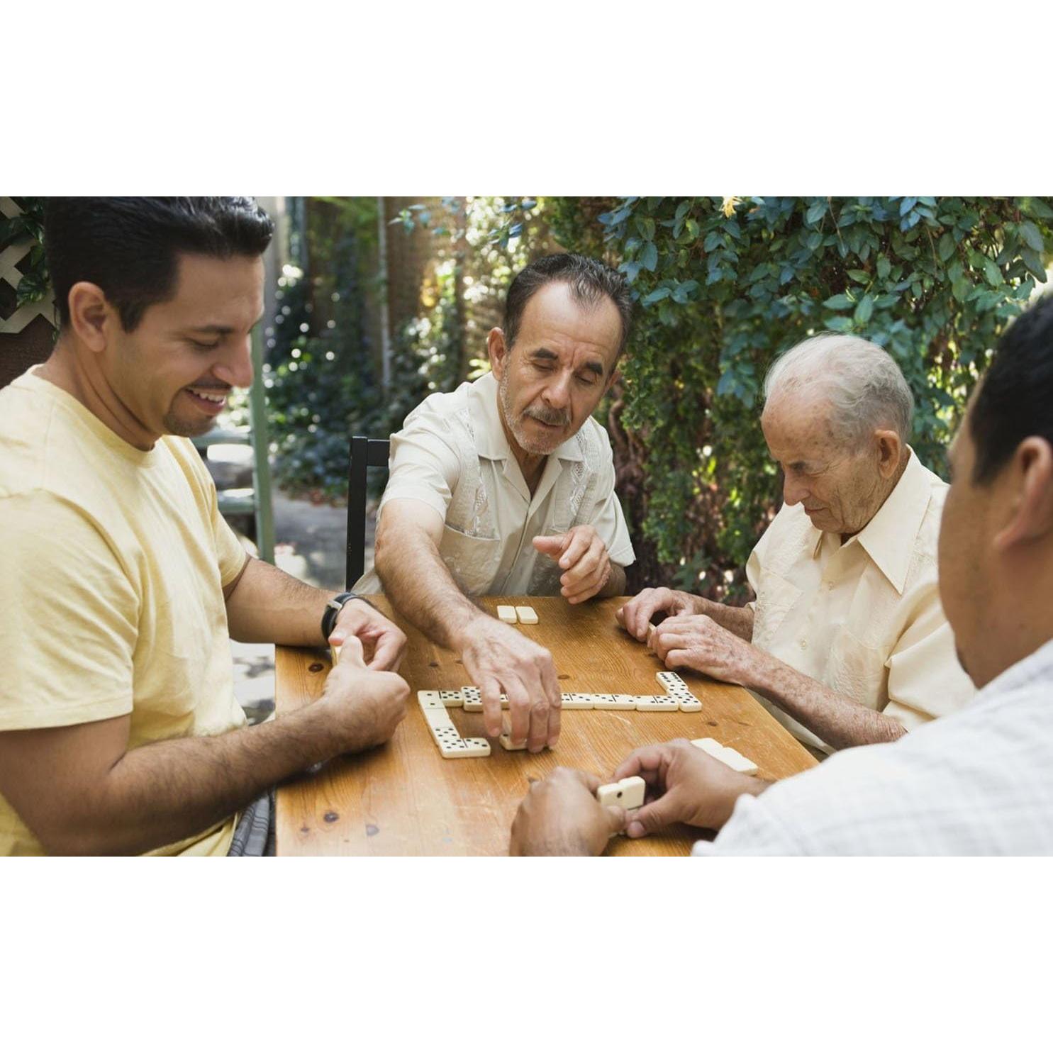Juego de Dominó Doble 6 Doublefan con Caja de Madera 28 Fichas