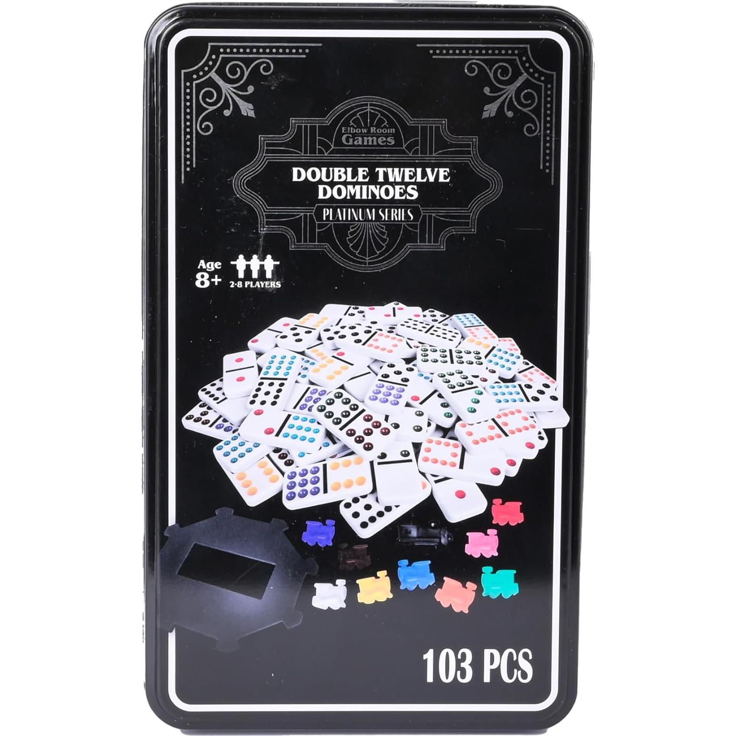 Conjunto de Dóminos Doble Doce Elbow Room Games 91 Piezas