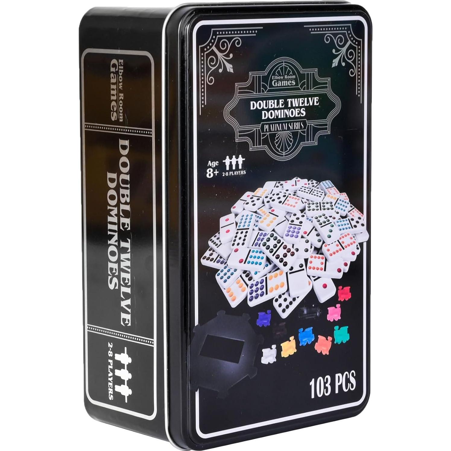 Conjunto de Dóminos Doble Doce Elbow Room Games 91 Piezas