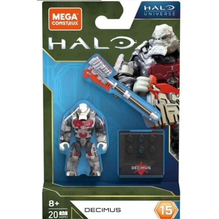 Conjunto 5 Figuras Mega Construx Halo Heroes Serie 15