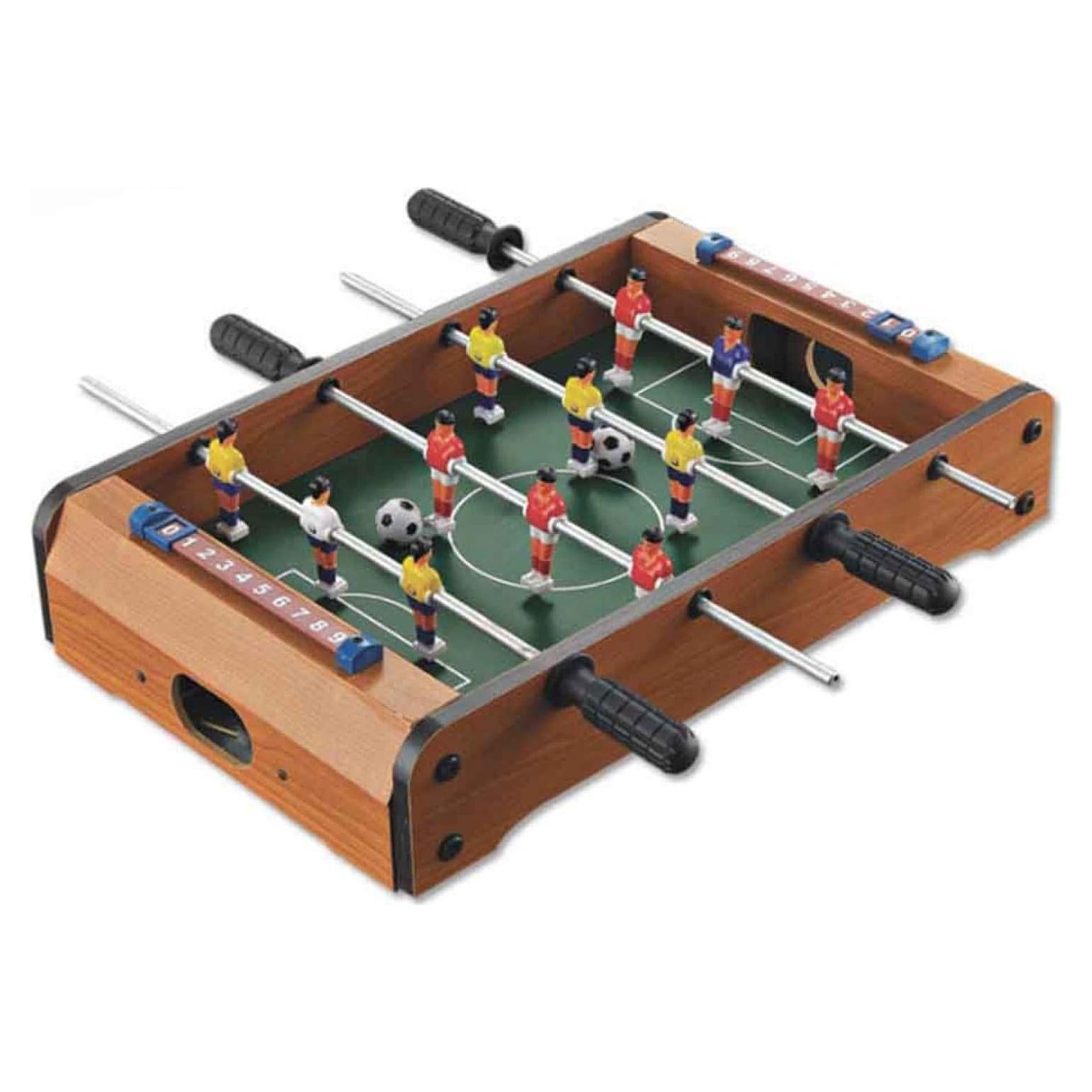 Futbolín de Mesa Mini PURATEN 34.5x21.5 cm Madera ABS