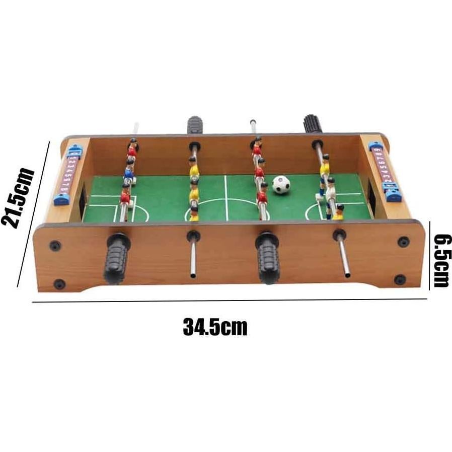 Futbolín de Mesa Mini PURATEN 34.5x21.5 cm Madera ABS