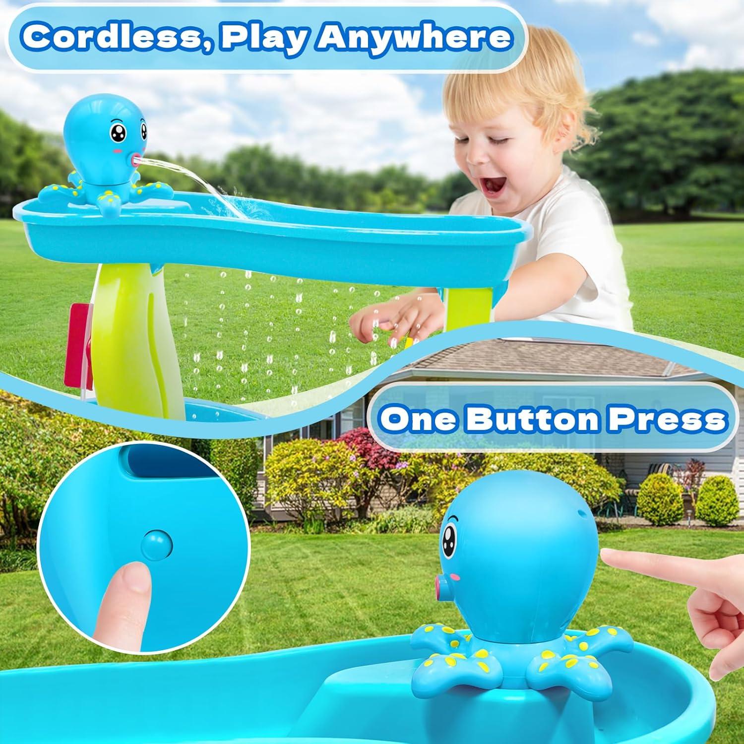 Bomba de Mesa de Agua Octopus 2500mAh Azul para Niños