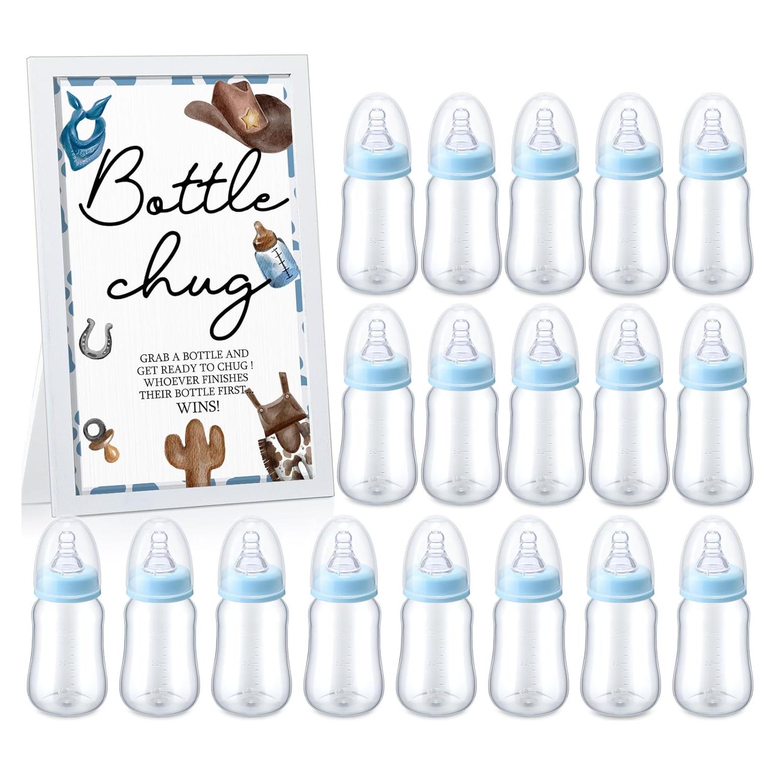 Juego de Chug de Botellas Roowest para Baby Shower 19 Pcs