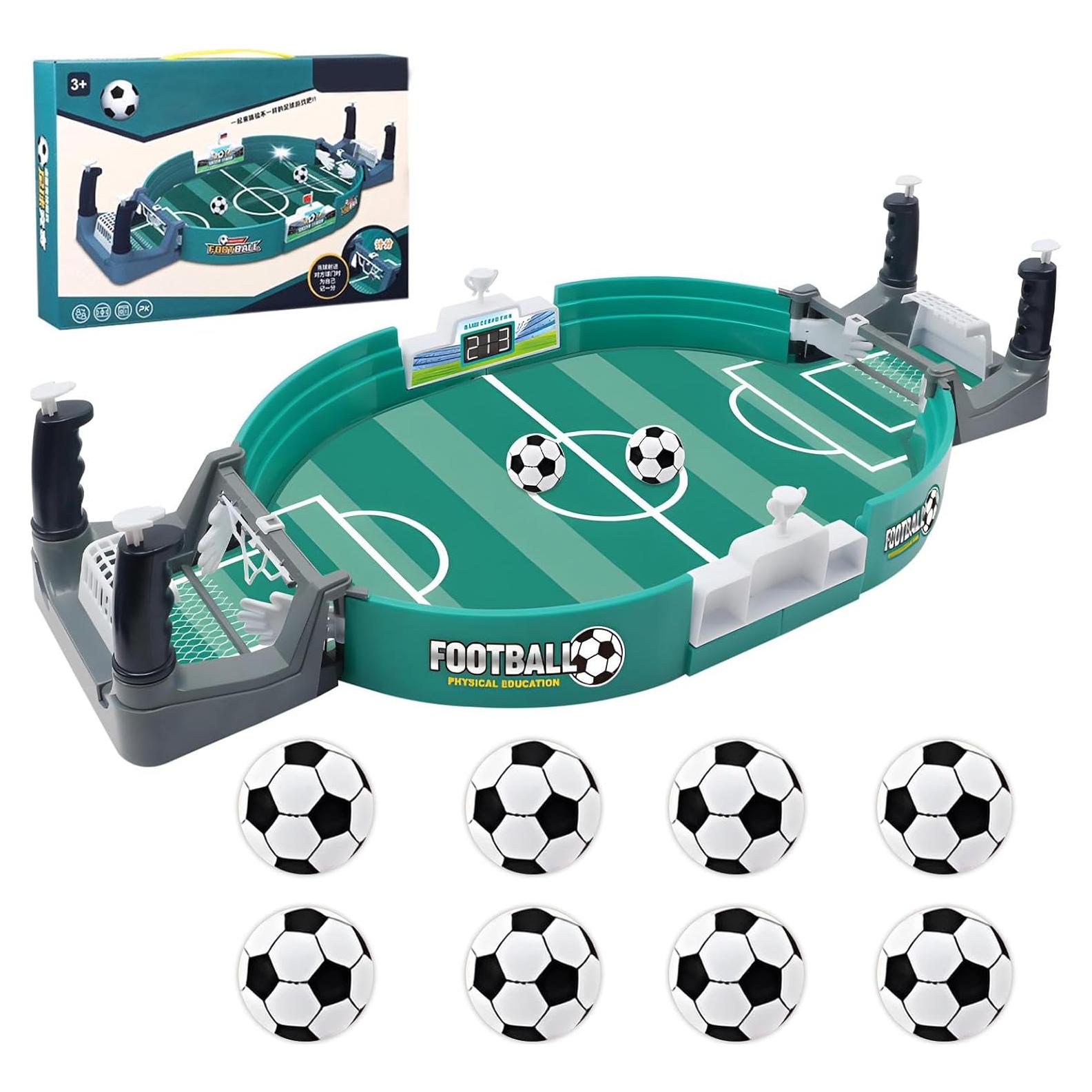 Futbolín de Mesa Balana Mini Verde para 2 Jugadores