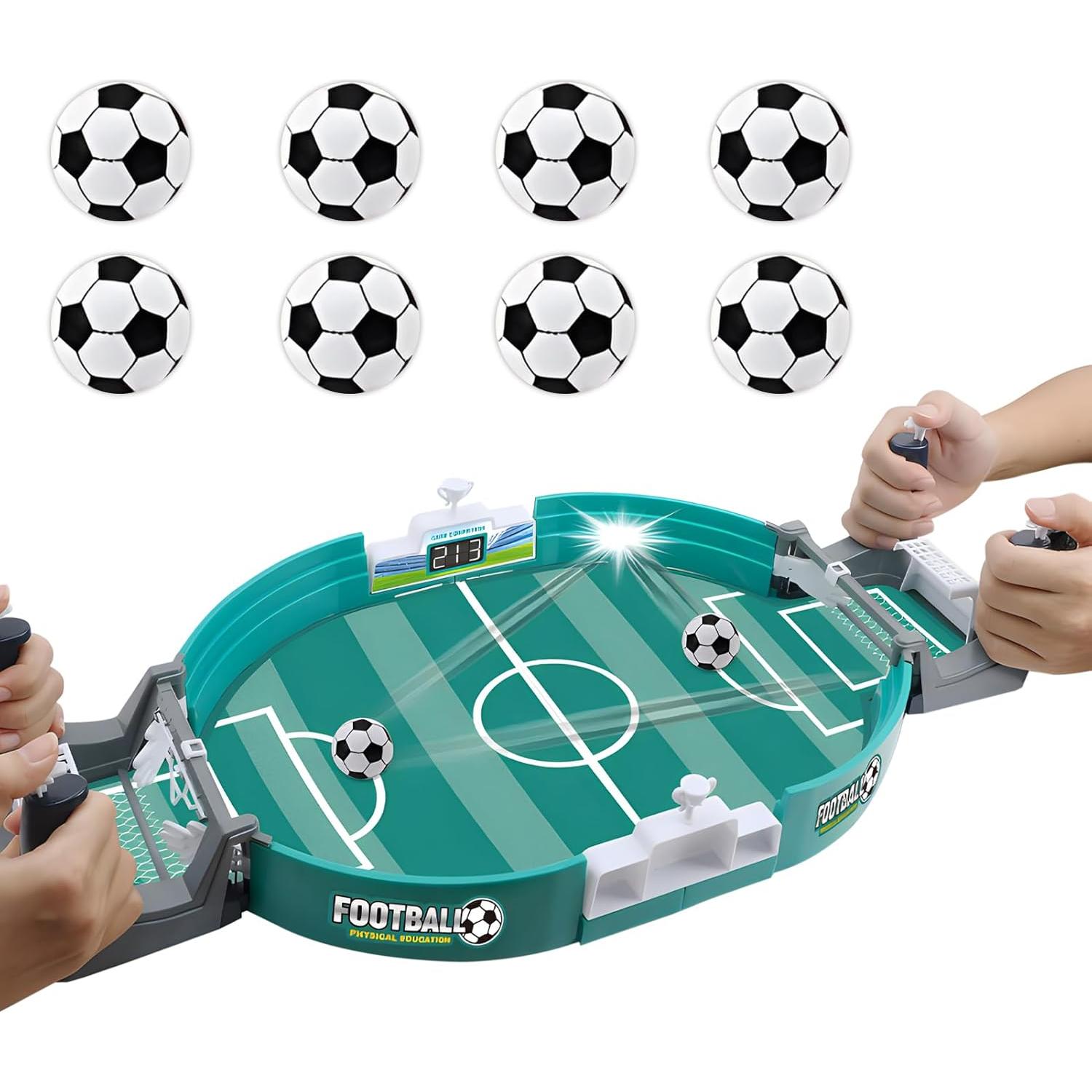 Futbolín de Mesa Balana Mini Verde para 2 Jugadores