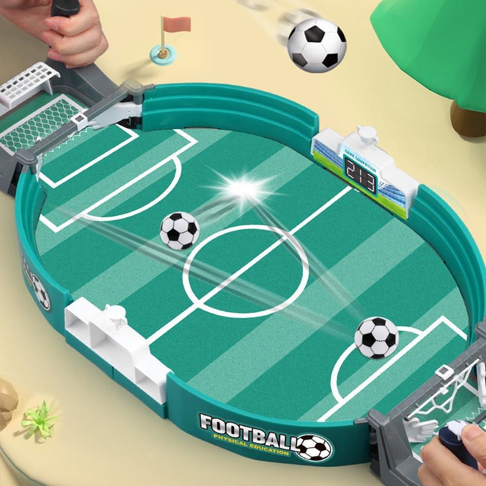 Futbolín de Mesa Balana Mini Verde para 2 Jugadores