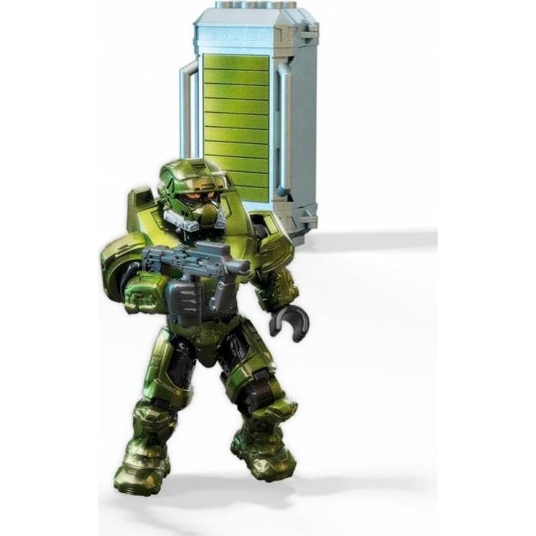 Mega Construx Halo Armario de Armadura Verde 12,7x2,87cm