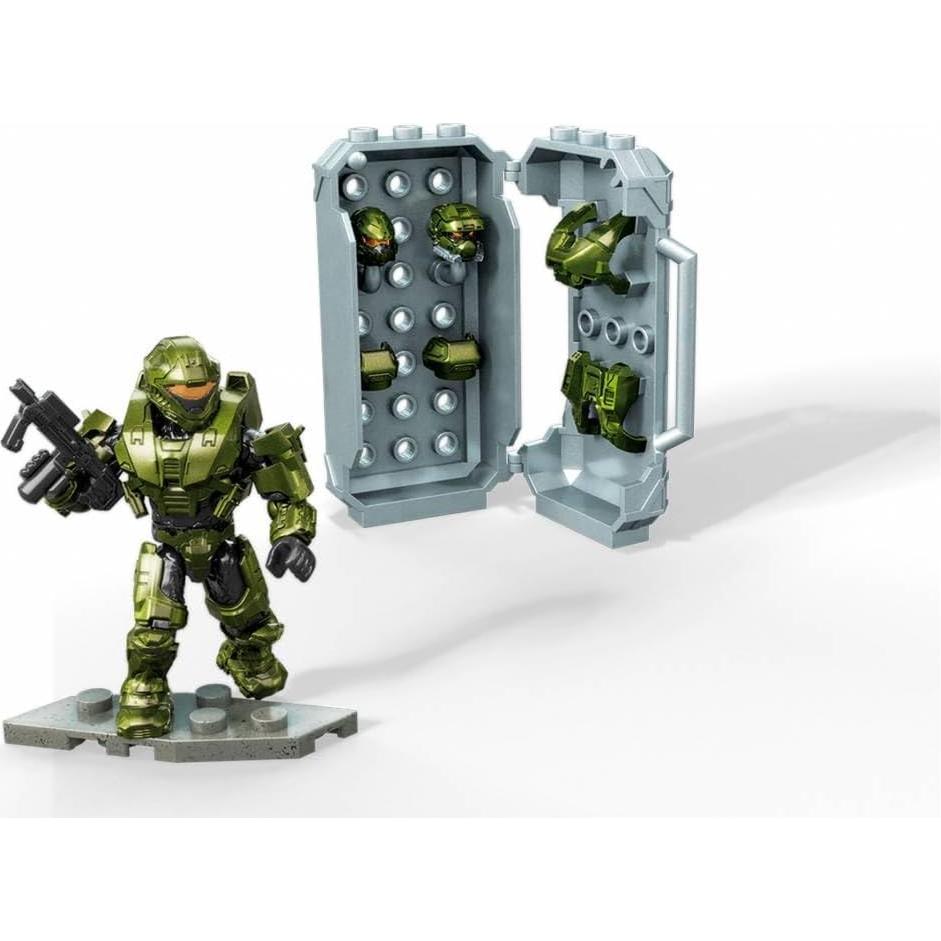 Mega Construx Halo Armario de Armadura Verde 12,7x2,87cm